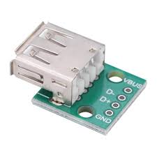 USB TYPE A FEMALE PCB  BREAKOUT